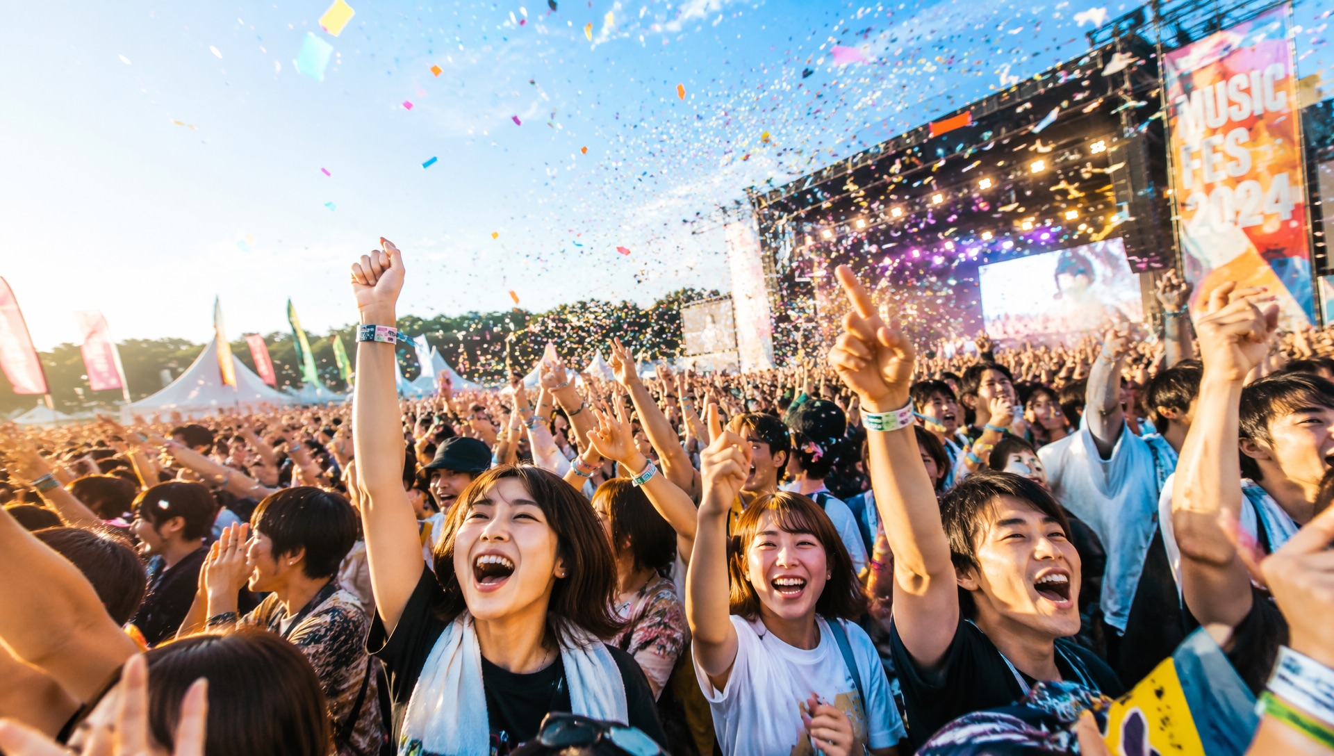 盛り上がるイベント会場